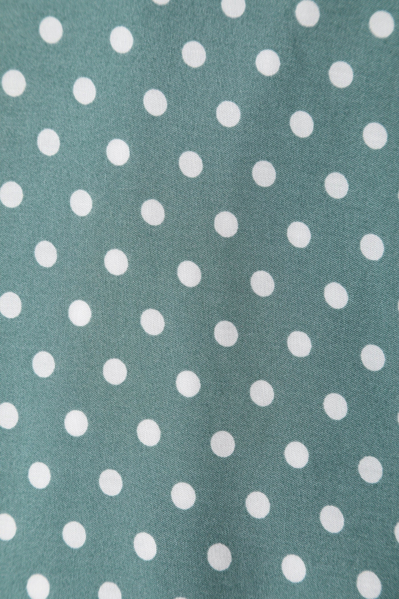 Green Polka Dot print