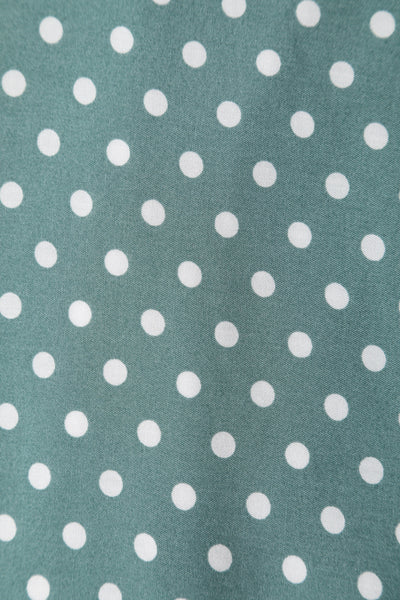 Green Polka Dot print
