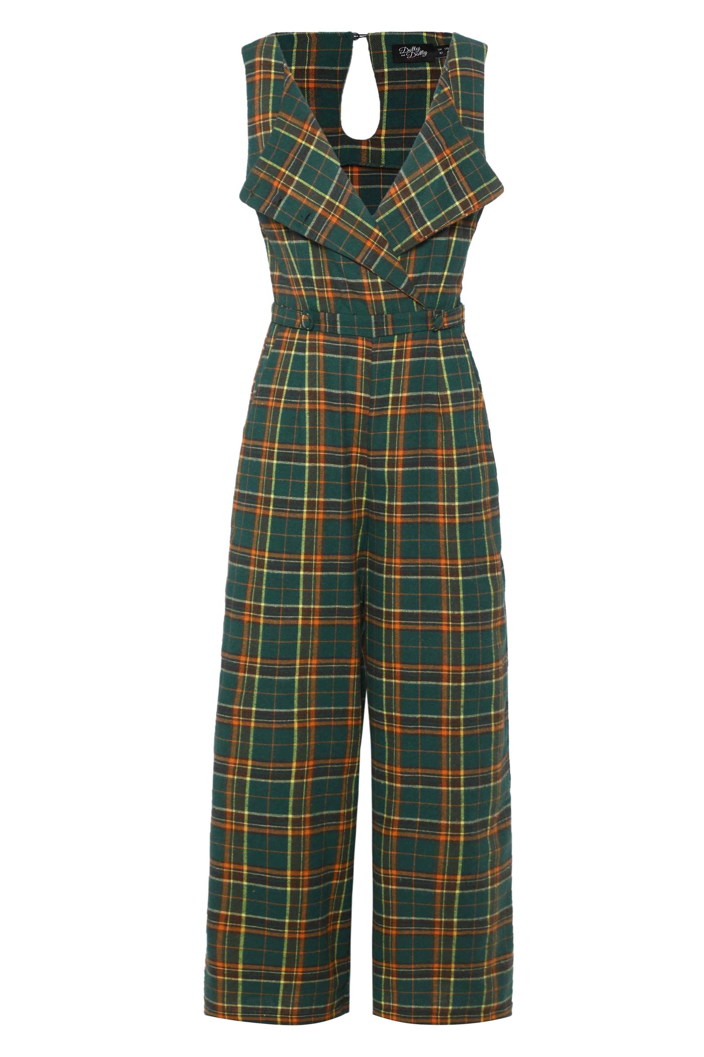 Green Tartan Jumpsuit