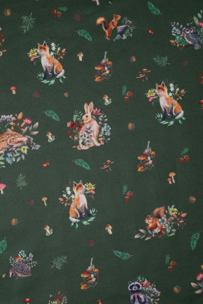 Green Woodland Circle Dress