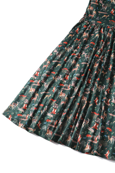 Green Woodland Dress