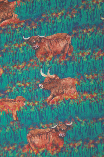 Highland Cow Midi Dress
