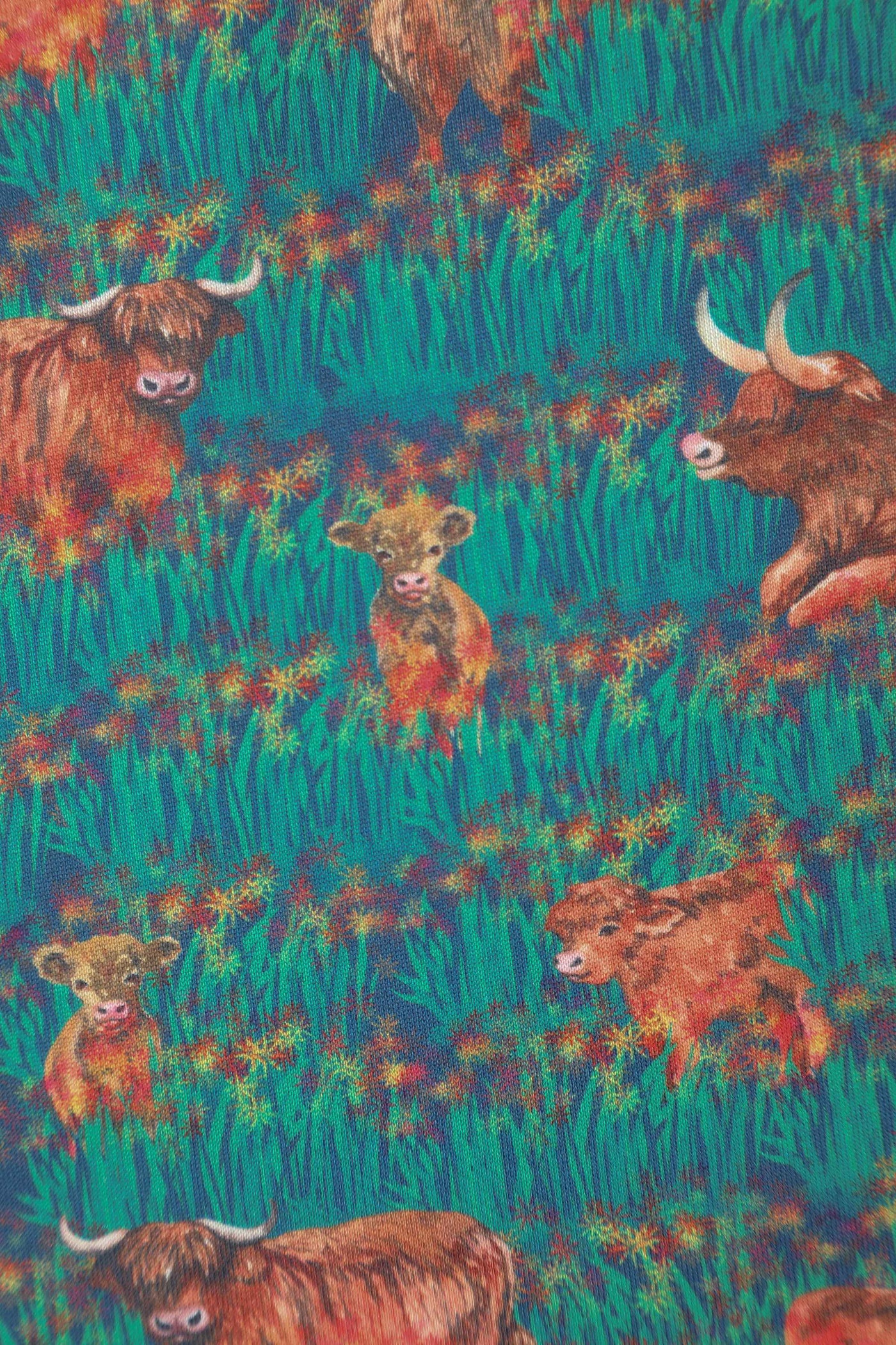 Highland Cow Midi Dress