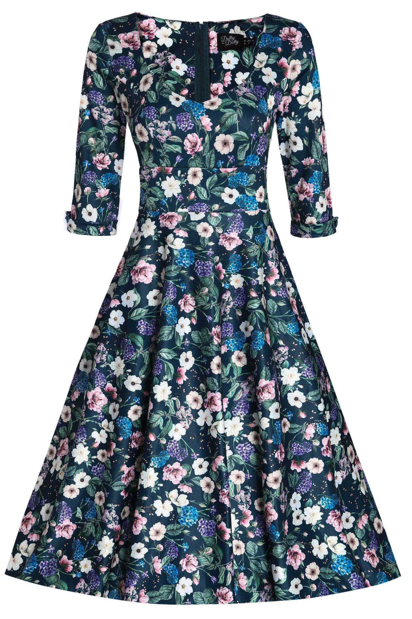 Hydrangea Floral Dress