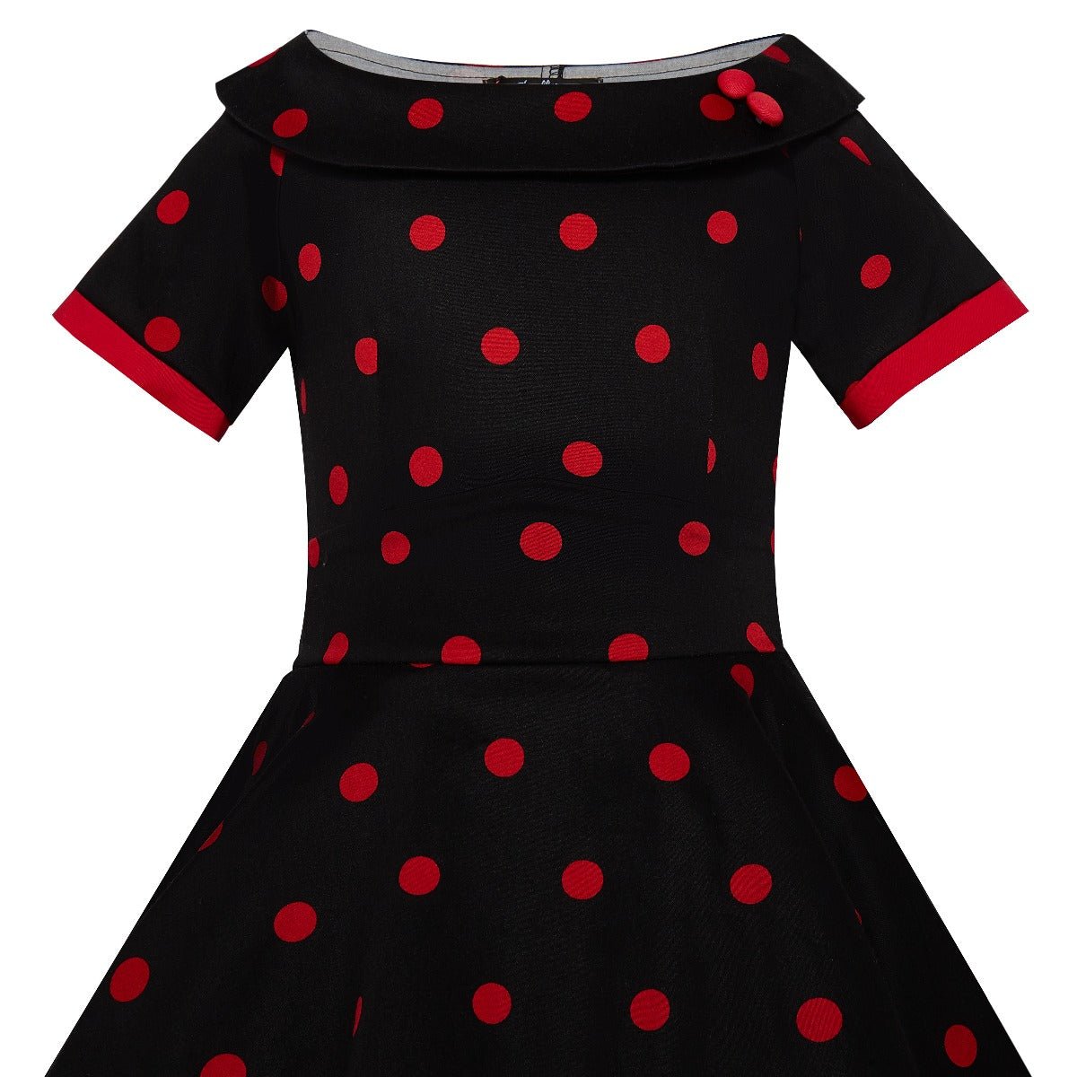 Red and black dress for kids sales