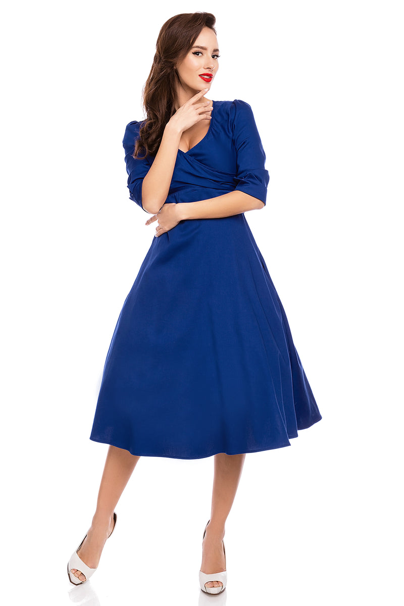 50s long sleeve dress hotsell