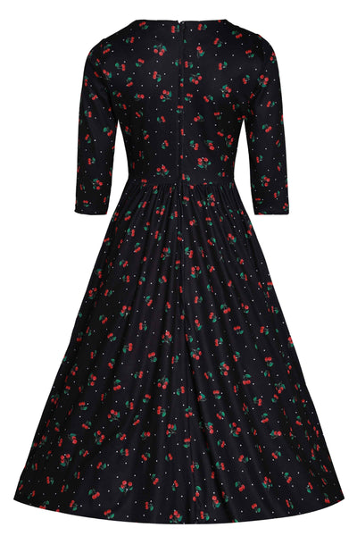 Long Sleeved Cherry Dress