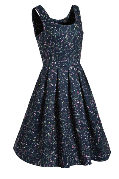 Navy Blue Meadow Dress