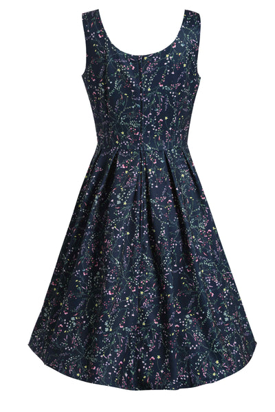 Navy Blue Meadow Dress