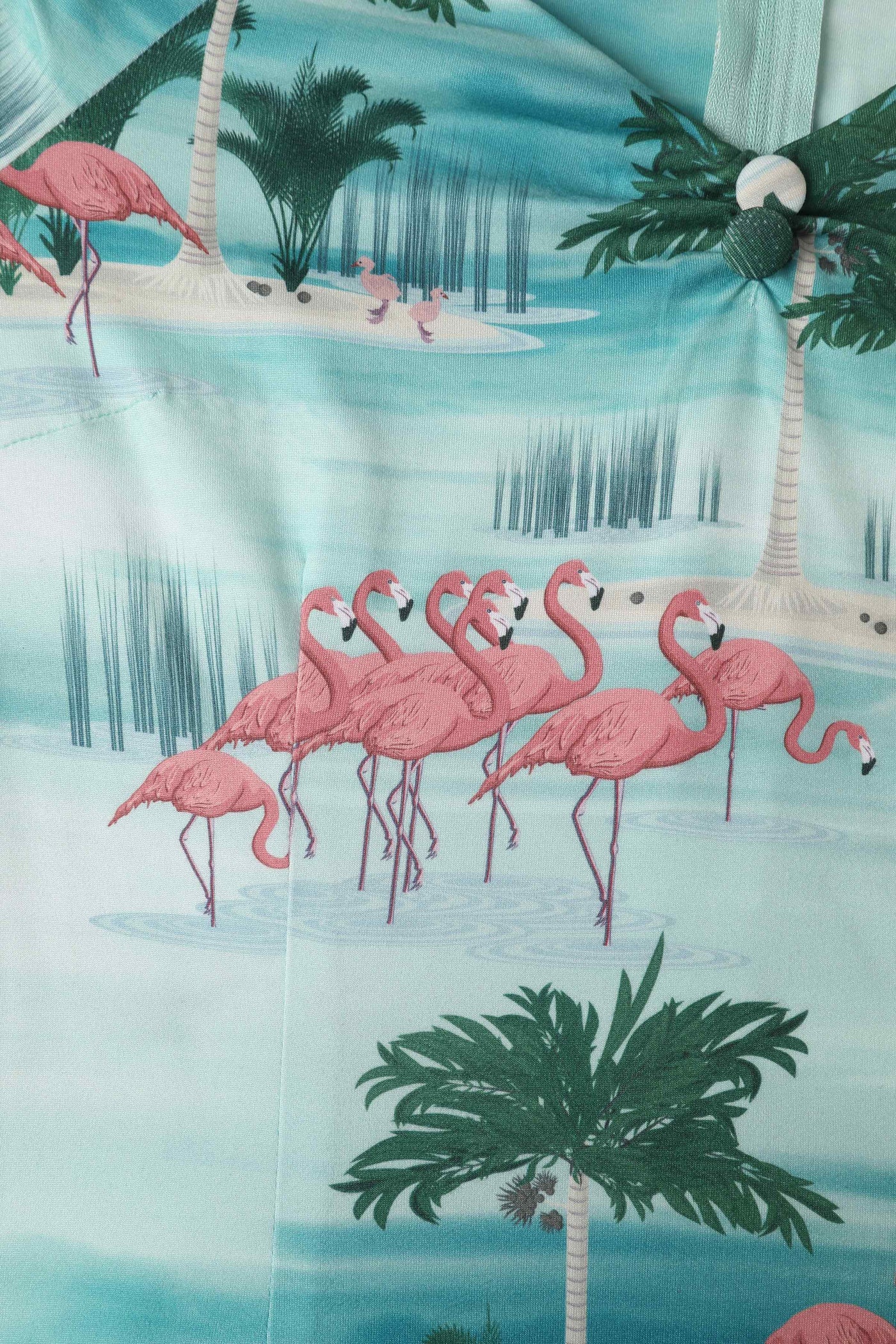 Off Shoulder Flamingo Top