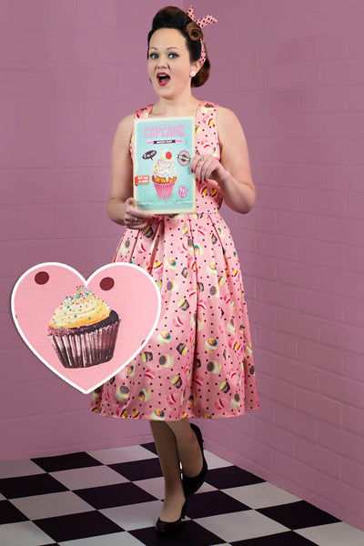 Pink Cupcake Swing Dress