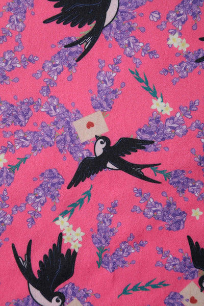 Pink Swallow Dress