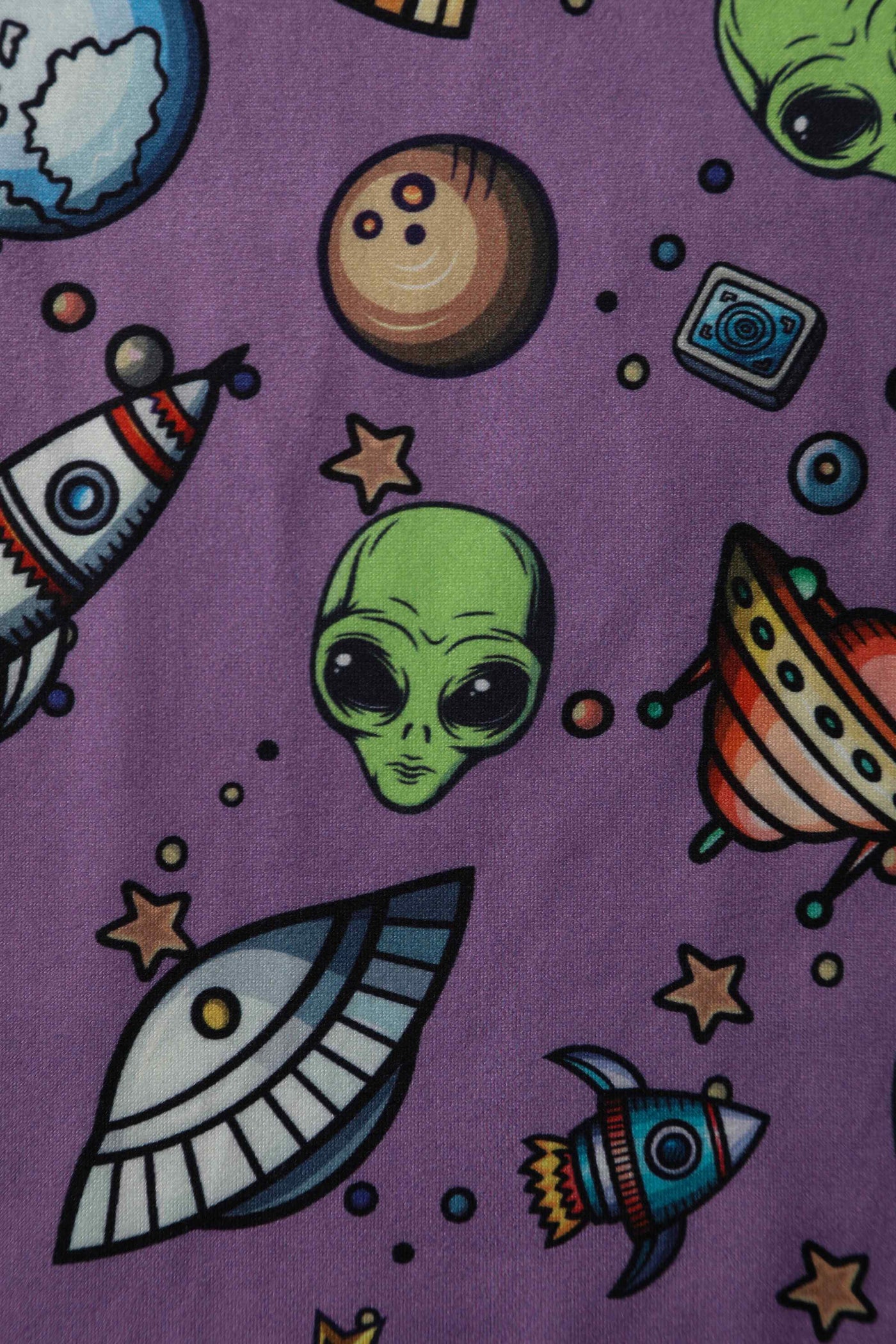 Purple UFO & Alien Dress