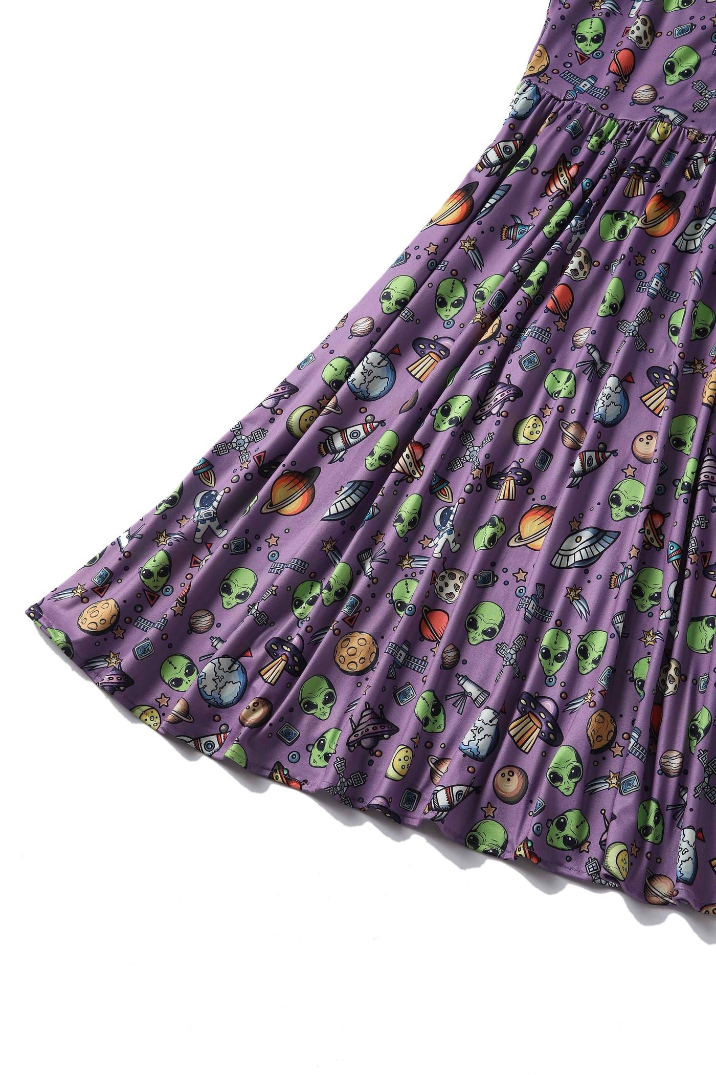 Purple UFO & Alien Dress