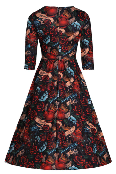 Rockabilly Guns n Roses Dress