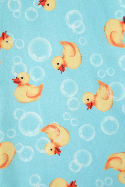 Close up view of Rubber Duck Short Sleeved Dress