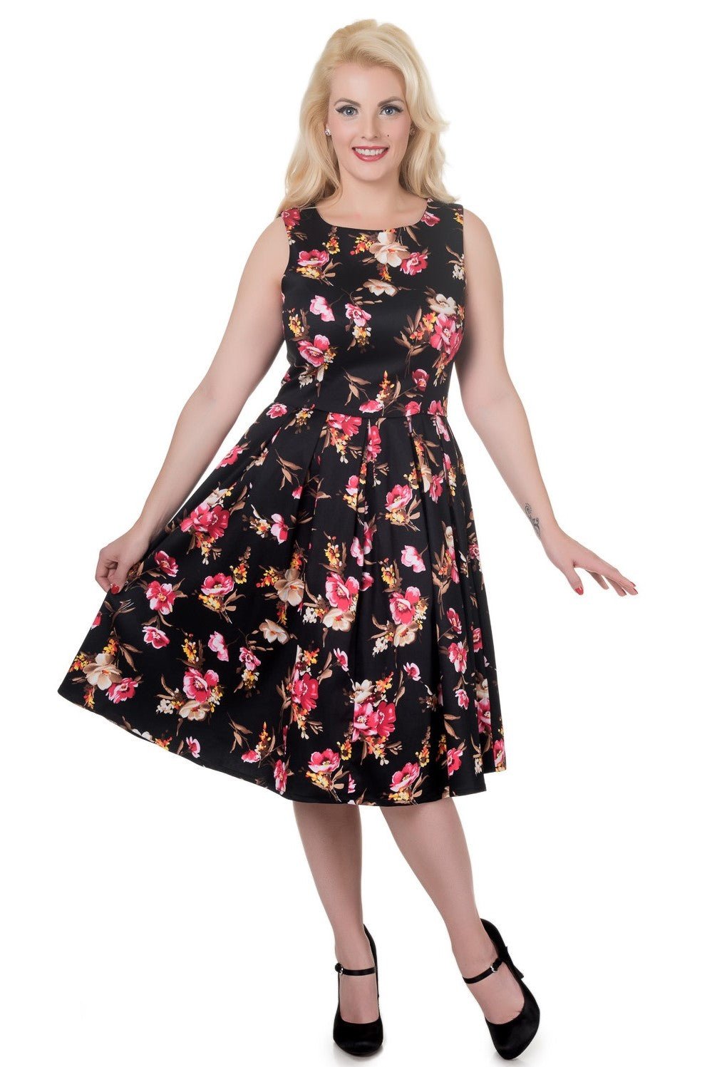 Great Description About Plus Size Vintage Swing Dress