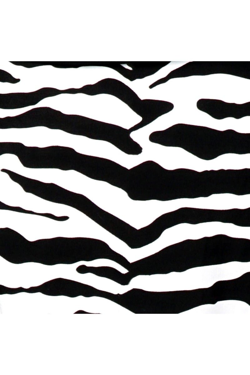Coat Dress in Zebra Print