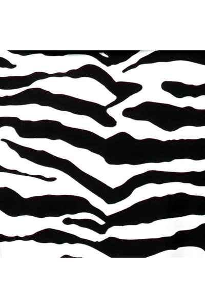 Coat Dress in Zebra Print