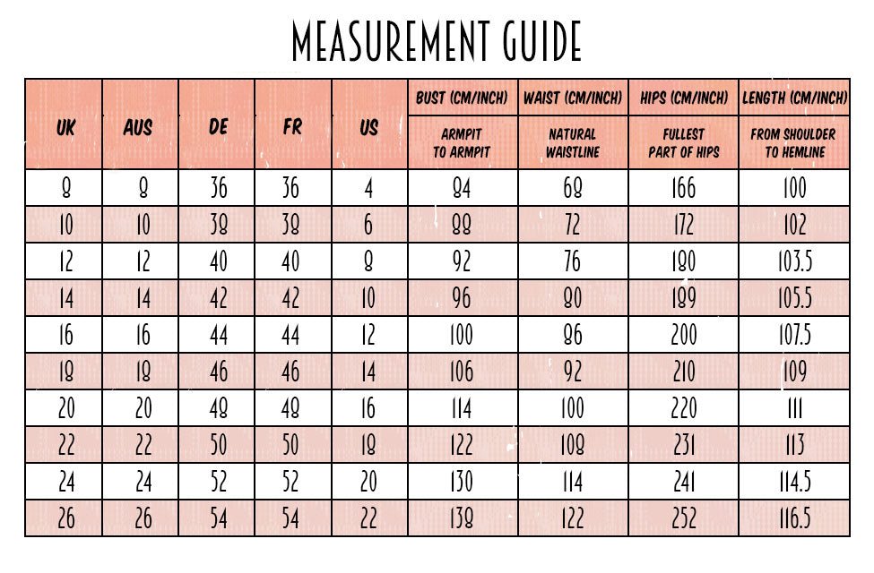measurement guide