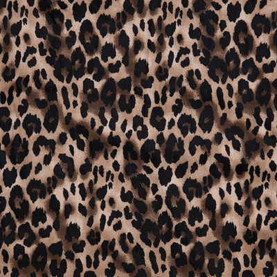 brown leopard spots print swatch
