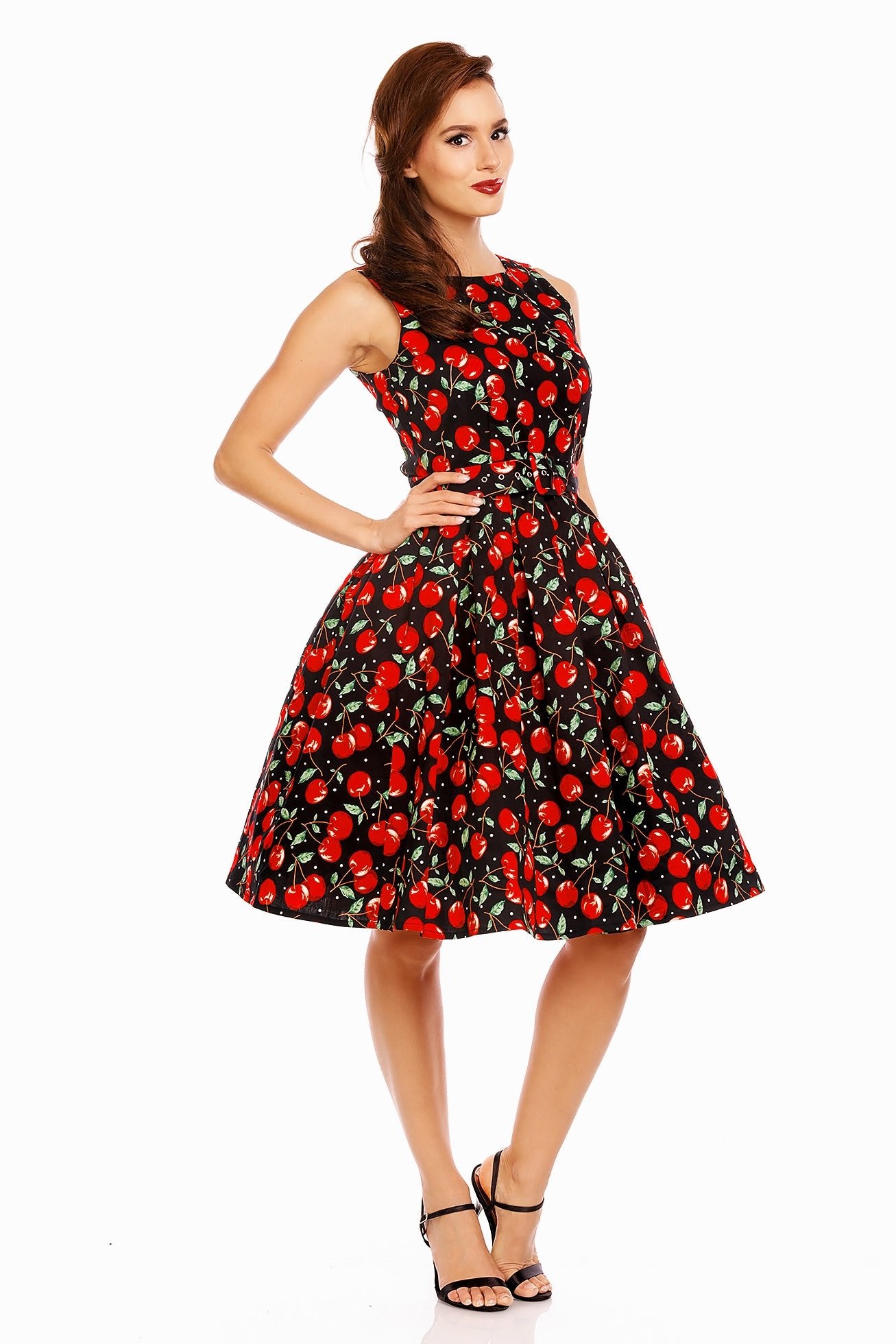 Women's Retro Cherry Swing Dress