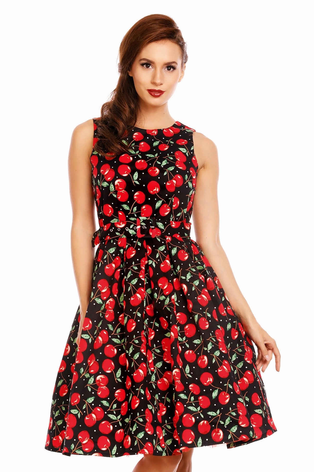 Women's Retro Cherry Swing Dress